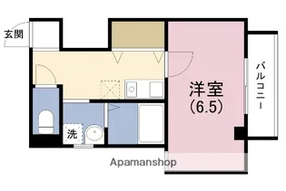 1Kの間取り画像
