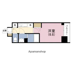 グランカリテ塚本【10階】の間取り