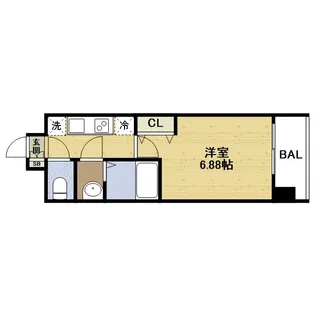 Quintet JOTONOE【10階】の間取り