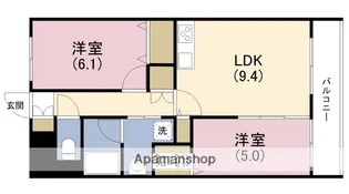ベリー海老江【5階】の間取り