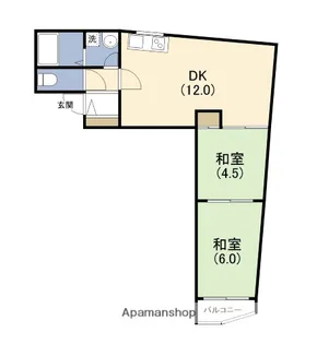 ハイグレード吉野【3階】の間取り