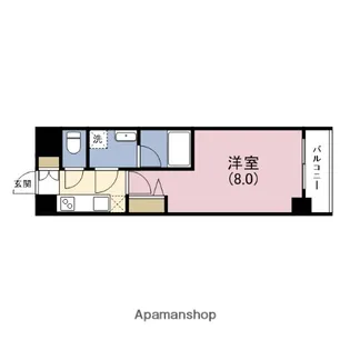 アルグラッド鷺洲【6階】の間取り