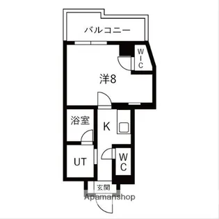 アルグラッド野田阪神【10階】の間取り