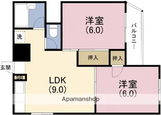 ホワイトレジデンス【3階】の間取り