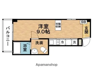 OPEN DOOR・FUKUSHIMA【6階】の間取り