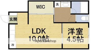 コーポシオツ【1階】の間取り