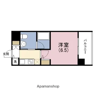 エスライズ堂島川【11階】の間取り