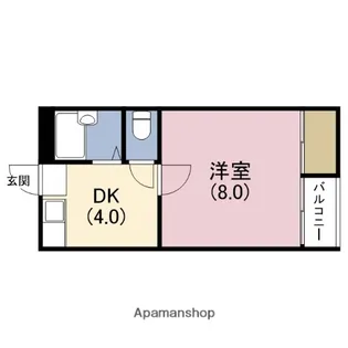グレイスハイツ【5階】の間取り