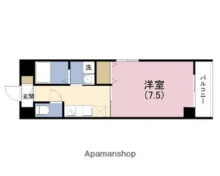 リバーアップ此花【1階】の間取り