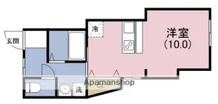 シャルマン西九条【1階】の間取り