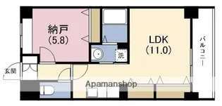 フレスクーラ【4階】の間取り