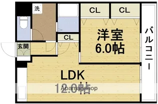 阪神ハイグレードマンション1番館【11階】の間取り