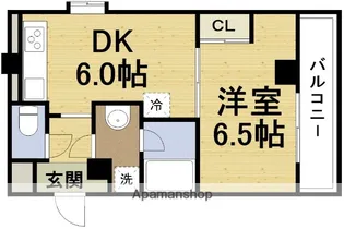 阪神千鳥橋マンション【7階】の間取り