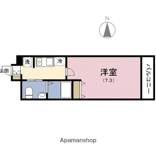 セイワパレス堂島シティ【3階】の間取り