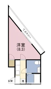 セイワパレス堂島シティ【8階】の間取り