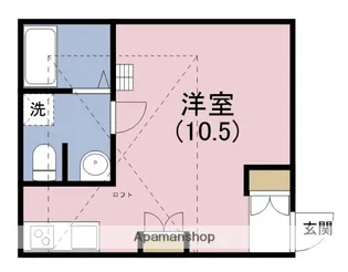 ドエル梅香Ⅴ【2階】の間取り