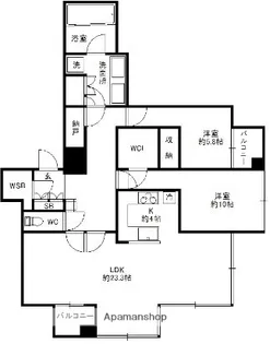 シティタワー西梅田【41階】の間取り