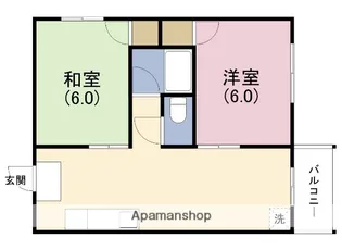 セントラル野里【4階】の間取り