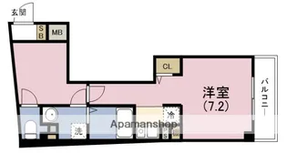 ステラハウスうめきた【2階】の間取り