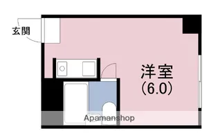 メガロコープ福島【3階】の間取り