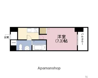 大阪府大阪市此花区西九条2丁目【マンション】の間取り