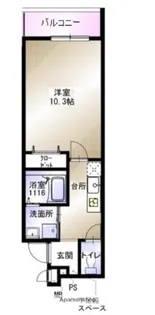 フジパレス野里2番館【3階】の間取り