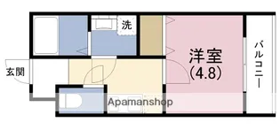 クレア伝法【2階】の間取り