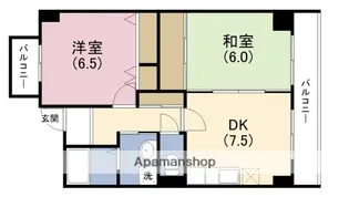 加島フラット【2階】の間取り
