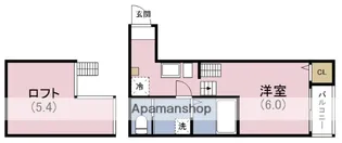 ハーモニーテラス花川Ⅲ【1階】の間取り