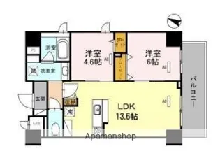 大阪府大阪市淀川区田川2丁目【マンション】の間取り