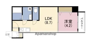 メゾンドF03【1階】の間取り