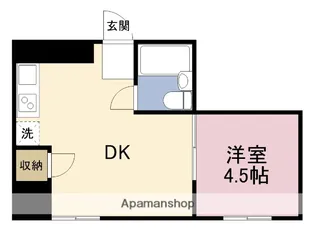 T’SCUBE野里【3階】の間取り