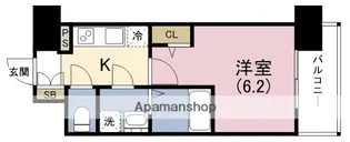エスリード梅田グレイス【2階】の間取り