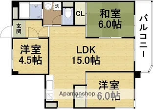 一吉ハイツ【2階】の間取り