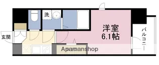 ワールドアイ梅田WEST【11階】の間取り