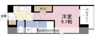 ワールドアイ梅田WEST【8階】の間取り