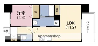 GLUCKMAISON S−EBIE XI【4階】の間取り