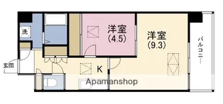NORTH VILLAGE BIRTH PLACE【3階】の間取り