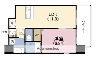 プレジオ御幣島【13階】の間取り