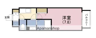 フォーリアライズ福島WEST【7階】の間取り