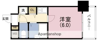 大阪府大阪市北区大淀南2丁目【マンション】の間取り