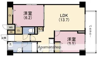 グランツコート御幣島【3階】の間取り