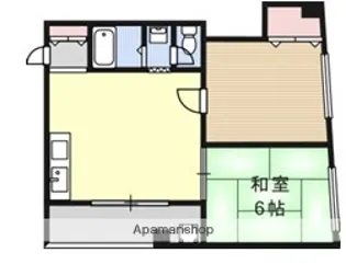 マンションいぬい【4階】の間取り