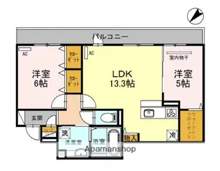 E−STAGE【1階】の間取り