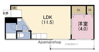 増田マンション【4階】の間取り