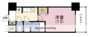 MID COURT UMEKITA【6階】の間取り