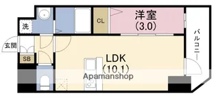 S-RESIDENCE福島玉川Uno【12階】の間取り