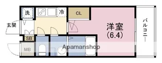 エスリードレジデンスグラン大阪福島ノース【7階】の間取り