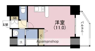 ブラーヴォ梅田北【2階】の間取り