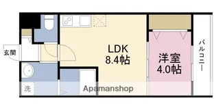 H−MAISON御幣島Ⅰ【3階】の間取り